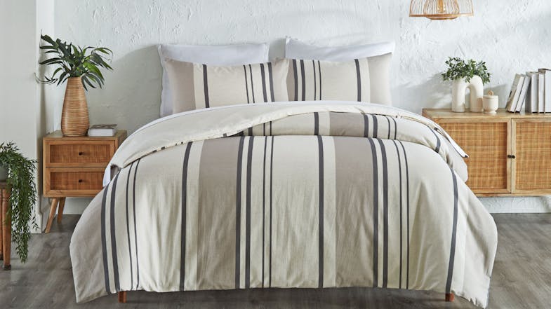 Queenscliff Linen Duvet Cover Set by L'Avenue Queenscliff Linen Duvet Cover Set by L'Avenue