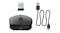 Wireless mouse with USB receiver, charging cable, and USB-C port Wireless mouse with USB receiver, charging cable, and USB-C port