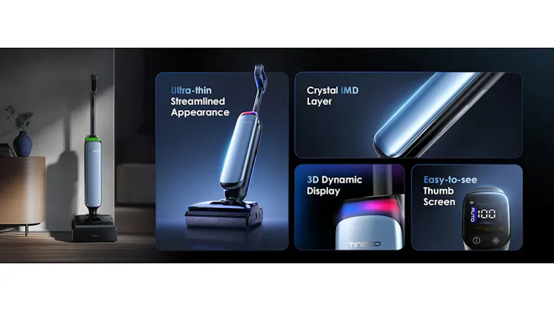Feature highlights: ultra-thin body, crystal IMD layer, 3D dynamic display, and thumb screen Feature highlights: ultra-thin body, crystal IMD layer, 3D dynamic display, and thumb screen