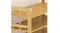 Close-up of bamboo shoe rack corner showing smooth wooden finish and sturdy frame with multiple shelves Close-up of bamboo shoe rack corner showing smooth wooden finish and sturdy frame with multiple shelves