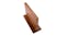 A top-down view of a wooden knife holder A top-down view of a wooden knife holder