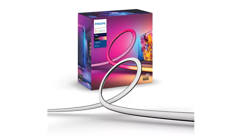 Philips Hue Gradient Lightstrip box with smart LED lighting for TV setup Philips Hue Gradient Lightstrip box with smart LED lighting for TV setup
