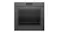 Front view of the Fisher & Paykel Series 11 built-in steam oven in grey glass finish Front view of the Fisher & Paykel Series 11 built-in steam oven in grey glass finish