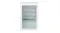 A front view of the Husky 130L white bar fridge with a clear glass door, showing an empty interior A front view of the Husky 130L white bar fridge with a clear glass door, showing an empty interior