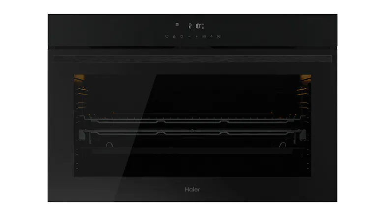 Haier 90cm Built-In Steam Oven in sleek black finish Haier 90cm Built-In Steam Oven in sleek black finish