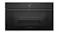 Fisher & Paykel 76cm oven in black glass with oven door, horizontal handle, and digital display showing 160°C Fisher & Paykel 76cm oven in black glass with oven door, horizontal handle, and digital display showing 160°C