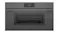 Fisher & Paykel 76cm oven in grey glass with oven door, horizontal handle, and digital display showing 160°C Fisher & Paykel 76cm oven in grey glass with oven door, horizontal handle, and digital display showing 160°C