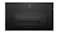 Fisher & Paykel 76cm oven in black glass with oven door, horizontal handle, and digital display showing 160°C Fisher & Paykel 76cm oven in black glass with oven door, horizontal handle, and digital display showing 160°C