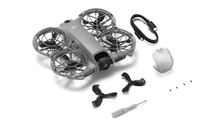 DJI Neo 2 drone with accessories for immersive FPV flying DJI Neo 2 drone with accessories for immersive FPV flying