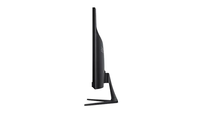 Left side view of the Acer monitor with matte finish Left side view of the Acer monitor with matte finish