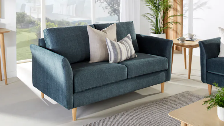 An angled side view of the sofa An angled side view of the sofa