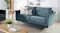 Fabric 3-seater sofa with classic design, placed in a bright, relaxed living space Fabric 3-seater sofa with classic design, placed in a bright, relaxed living space