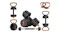 Kmall adjustable dumbbell set with multiple configurations Kmall adjustable dumbbell set with multiple configurations