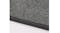 A close-up of grey textured non-woven fabric with stitched edge on a storage container A close-up of grey textured non-woven fabric with stitched edge on a storage container