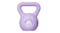 Purple 10lb plastic kettlebell with ergonomic handle and rounded base Purple 10lb plastic kettlebell with ergonomic handle and rounded base