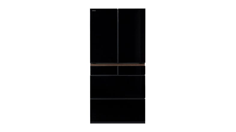 Hitachi 670L Multi Drawer Fridge Freezer in a crystal black colour Hitachi 670L Multi Drawer Fridge Freezer in a crystal black colour