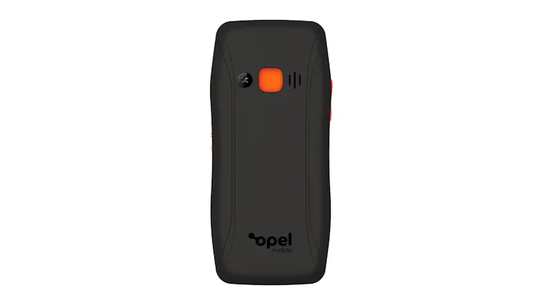 A rear view of the Opel Mobile Lite 5 Mobile Phone A rear view of the Opel Mobile Lite 5 Mobile Phone