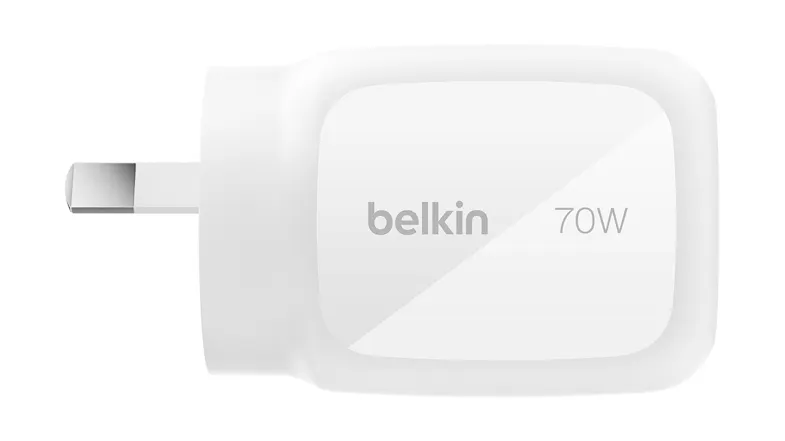 Belkin 70W 3-Port adapter with printed branding Belkin 70W 3-Port adapter with printed branding