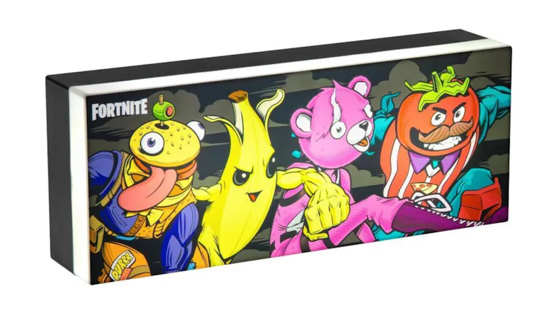Fortnite Squad LED Character Light featuring colourful cartoon-style characters Fortnite Squad LED Character Light featuring colourful cartoon-style characters