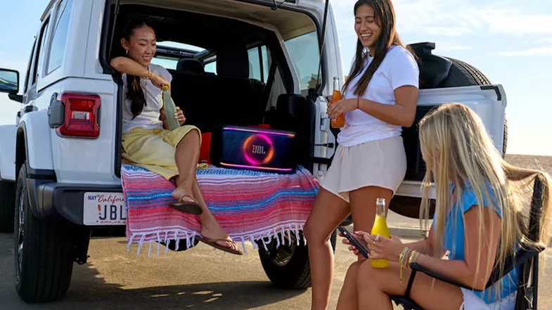 JBL PartyBox On-the-Go Essential Mark 2 Portable Bluetooth Party Speaker with 2 Wireless Microphones - Black (JBLPARTYBOXOTG2BAS) JBL PartyBox On-the-Go Essential Mark 2 Portable Bluetooth Party Speaker with 2 Wireless Microphones - Black (JBLPARTYBOXOTG2BAS)