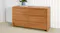 Modern 6-drawer lowboy with all drawers closed, featuring smooth curved edges and a clean, minimalist design Modern 6-drawer lowboy with all drawers closed, featuring smooth curved edges and a clean, minimalist design