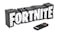 Fortnite Logo LED Light in black frame with bold white letters, shown with included remote control Fortnite Logo LED Light in black frame with bold white letters, shown with included remote control