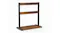 Pretty & Practical Rustic 2-Tier Mug Hooks with dark wood boards and a black metal frame Pretty & Practical Rustic 2-Tier Mug Hooks with dark wood boards and a black metal frame