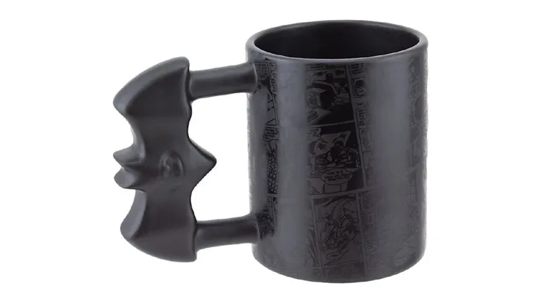 Paladone Novelty Shaped Mug with Batman Batarang design Paladone Novelty Shaped Mug with Batman Batarang design