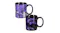 Beetlejuice Heat Changing Mugs side-by-side: the top one is purple (hot) and the bottom one is black (cold) Beetlejuice Heat Changing Mugs side-by-side: the top one is purple (hot) and the bottom one is black (cold)