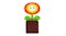 Super Mario Fire Flower LED light shaped like the iconic power-up Super Mario Fire Flower LED light shaped like the iconic power-up