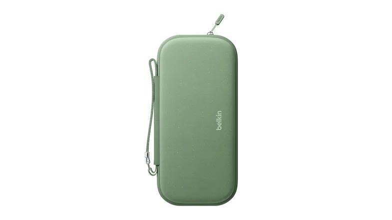 Sleek Belkin case with dual zippers and printed logo Sleek Belkin case with dual zippers and printed logo