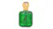 The distinct green glass and shiny gold cap of the Ralph Lauren Polo Fragrance Spray Bottle The distinct green glass and shiny gold cap of the Ralph Lauren Polo Fragrance Spray Bottle