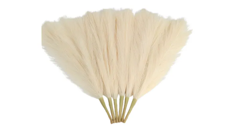 A front view of the decorative pampas grass mats A front view of the decorative pampas grass mats