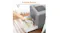 A foldable cat litter box featuring a slide-out drawer and a scoop for quick and convenient litter change A foldable cat litter box featuring a slide-out drawer and a scoop for quick and convenient litter change