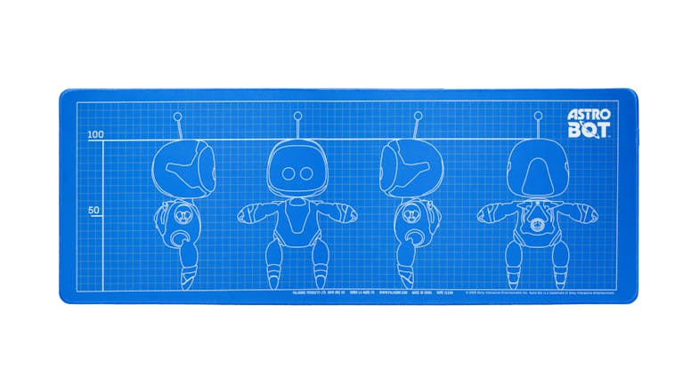 A front view of the astrobot desk mat A front view of the astrobot desk mat
