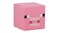 An angled front view of the minecraft stress block pig An angled front view of the minecraft stress block pig