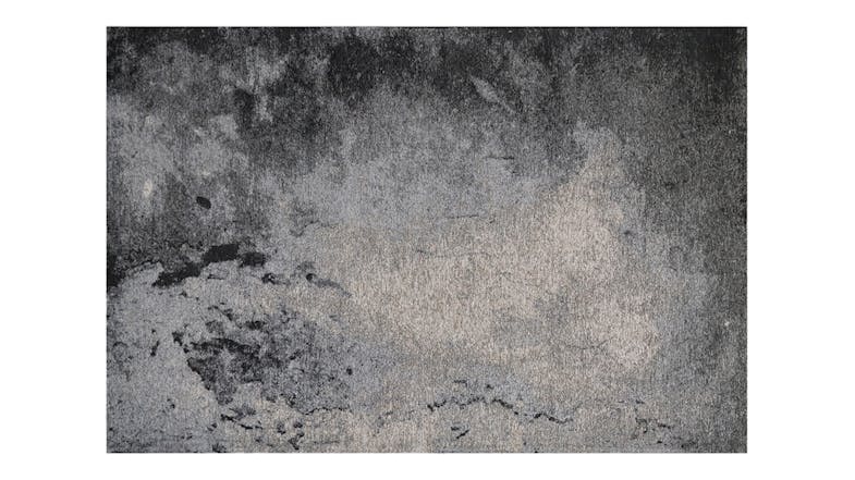 Grayson Rug in smoke featuring an abstract design with blended shades of grey and charcoal Grayson Rug in smoke featuring an abstract design with blended shades of grey and charcoal