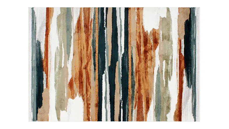 Havana Rug 160 x 230cm with a bold vertical abstract brushstroke pattern Havana Rug 160 x 230cm with a bold vertical abstract brushstroke pattern