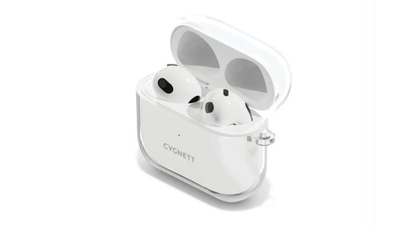 A view of the Cygnett AeroShield Case for Airpods 4 A view of the Cygnett AeroShield Case for Airpods 4