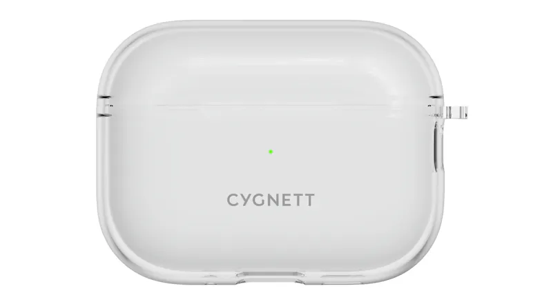 A front view of the Cygnett AeroShield Case for AirPods Pro 3 A front view of the Cygnett AeroShield Case for AirPods Pro 3
