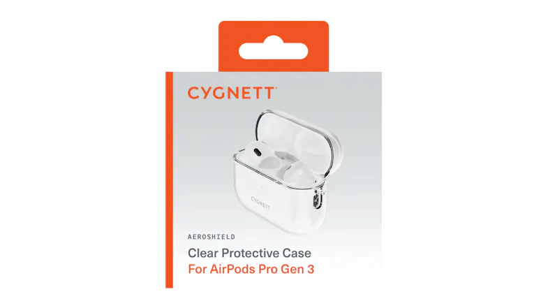 A view of the Cygnett AeroShield Case's packaging box A view of the Cygnett AeroShield Case's packaging box