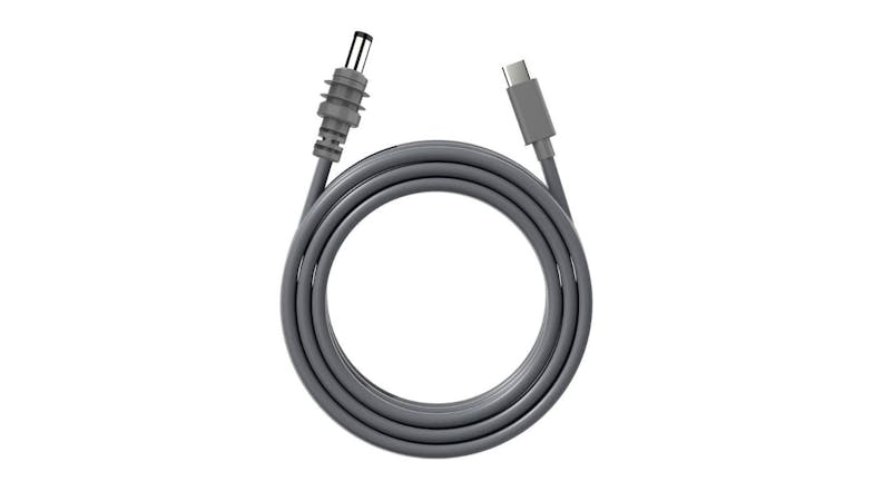 A front view of the DC to USB-C cable for Starlink Mini A front view of the DC to USB-C cable for Starlink Mini