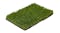 A textured turf piece with a natural grass-like appearance A textured turf piece with a natural grass-like appearance