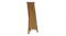 Rear angled view of a floor Mirror in Light Rimu showing wooden backing and support legs Rear angled view of a floor Mirror in Light Rimu showing wooden backing and support legs