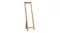 Angled front-left view of a Free Standing Mirror Light Rimu showing its full-length design and sturdy wooden frame Angled front-left view of a Free Standing Mirror Light Rimu showing its full-length design and sturdy wooden frame