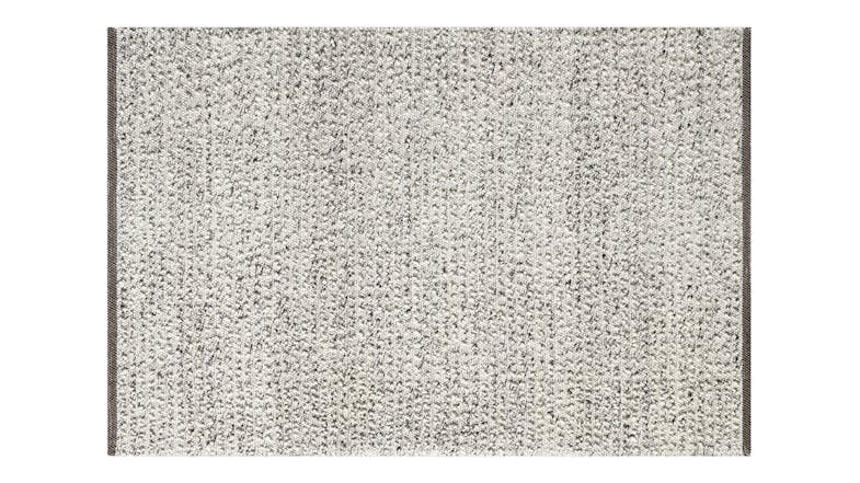Narciso Rug in a sleek brown and white colour Narciso Rug in a sleek brown and white colour