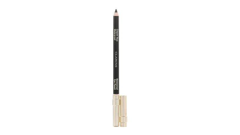 Black Clarins Waterproof Eye Pencil with gold cap Black Clarins Waterproof Eye Pencil with gold cap