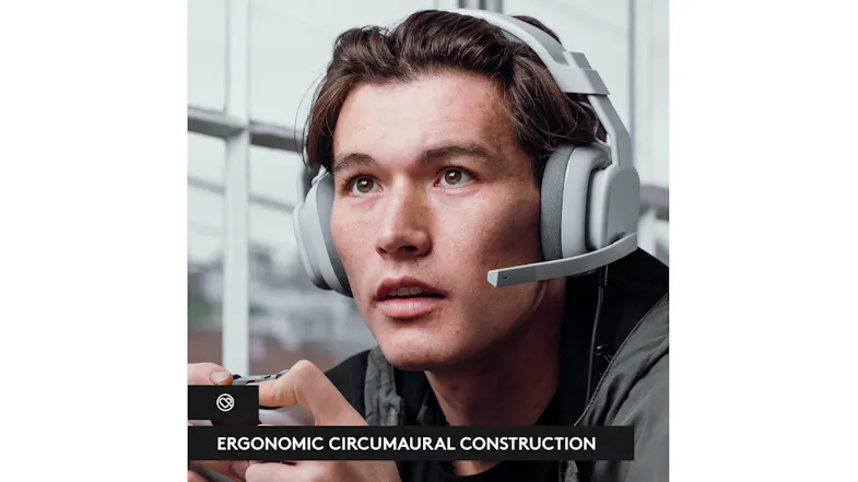 An infographic that showcases the headphone's ergonomic construction An infographic that showcases the headphone's ergonomic construction
