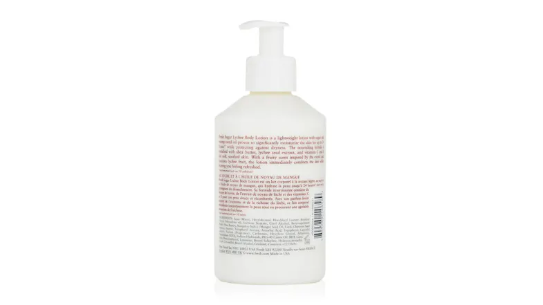 A back view of the body lotion A back view of the body lotion