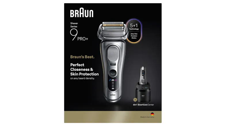Braun Series 9 PRO+ with “5+1 Technology" text Braun Series 9 PRO+ with “5+1 Technology" text